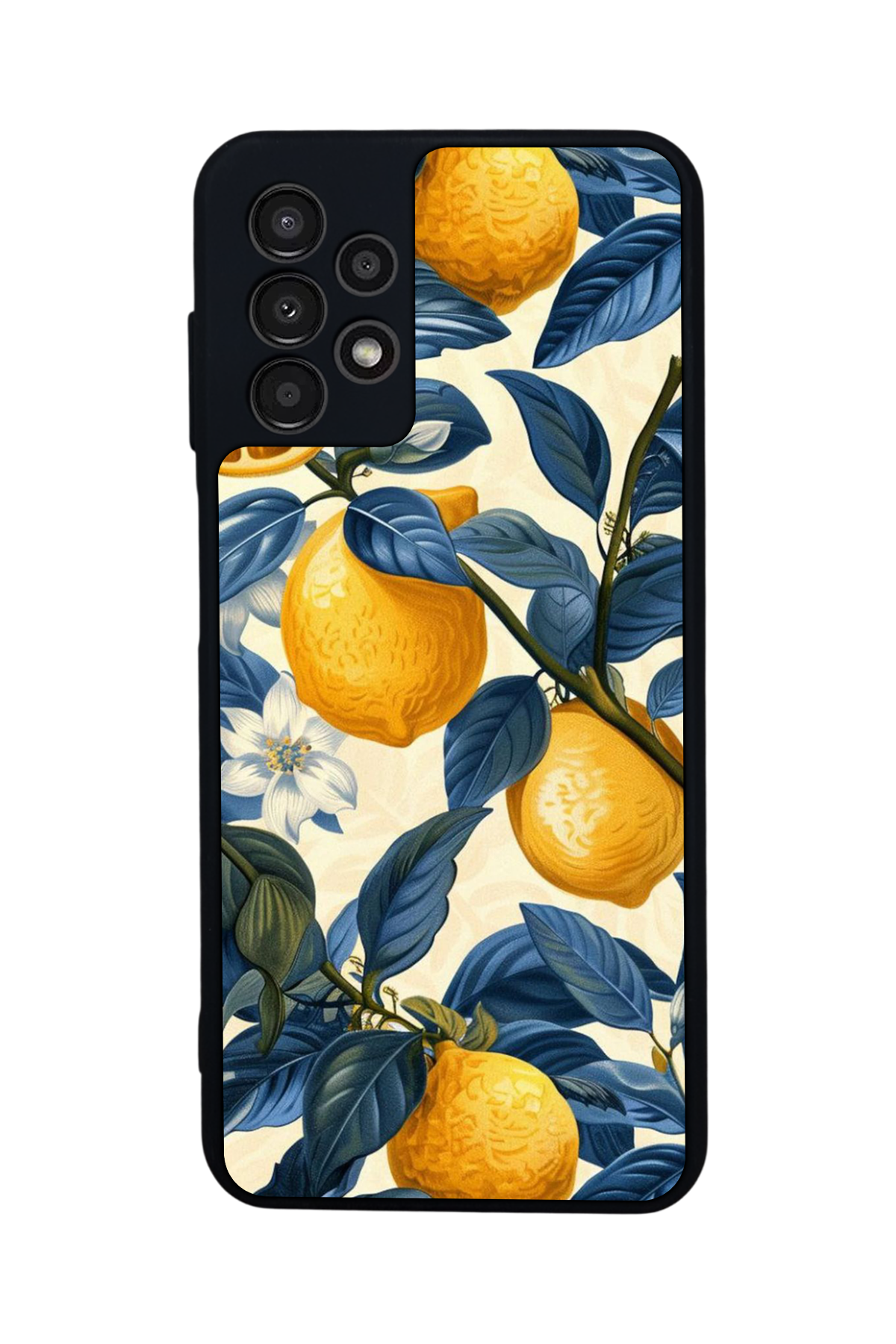 Samsung Galaxy A23 Uyumlu Limon Tasarımlı Glossy Premium Kılıf