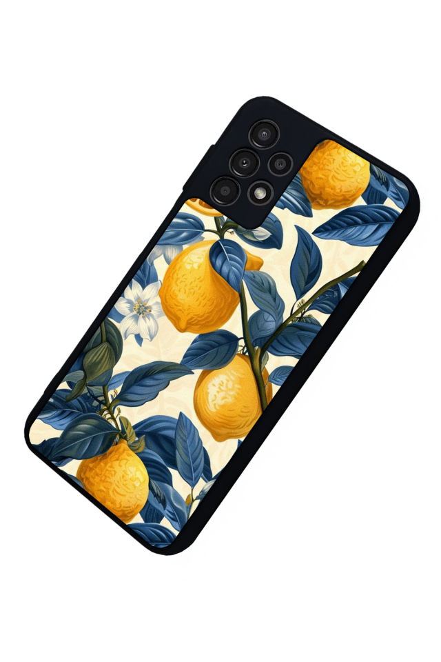 Samsung Galaxy A23 Uyumlu Limon Tasarımlı Glossy Premium Kılıf