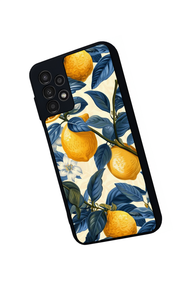 Samsung Galaxy A23 Uyumlu Limon Tasarımlı Glossy Premium Kılıf