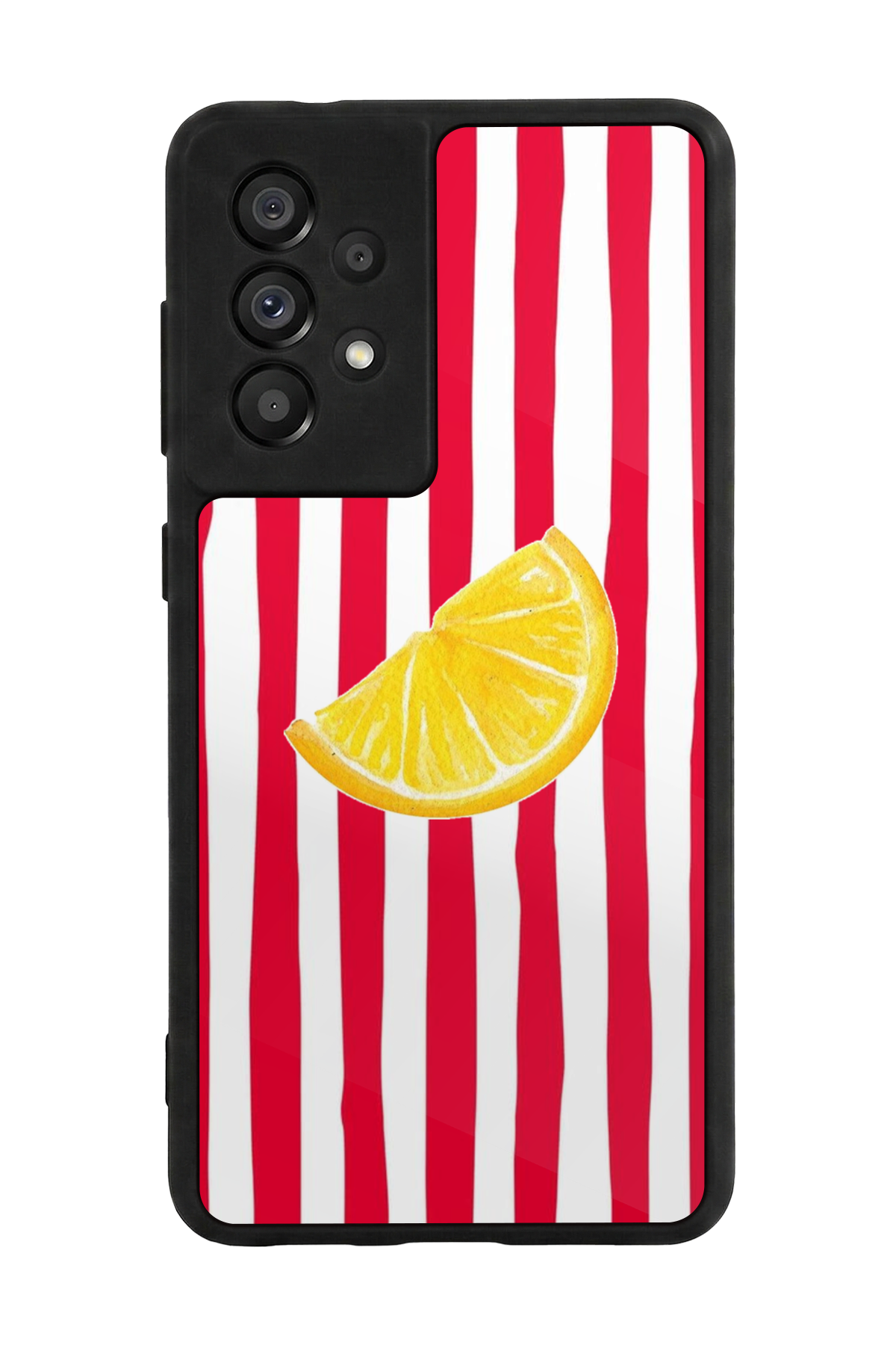 Samsung Galaxy A73 Uyumlu Limon Tasarımlı Glossy Premium Kılıf