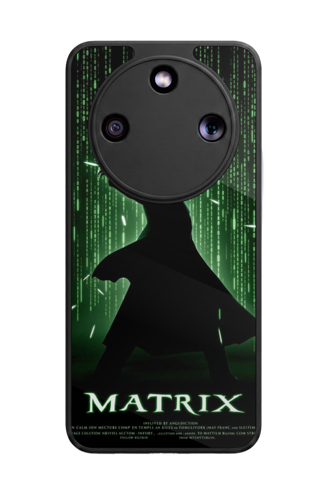 Honor Magic 8 Lite Uyumlu MatriHonor Magic 8 Lite Tasarımlı Glossy Premium Kılıf