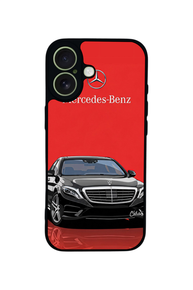iPhone 17 Uyumlu Mercedes Tasarımlı Glossy Premium Kılıf