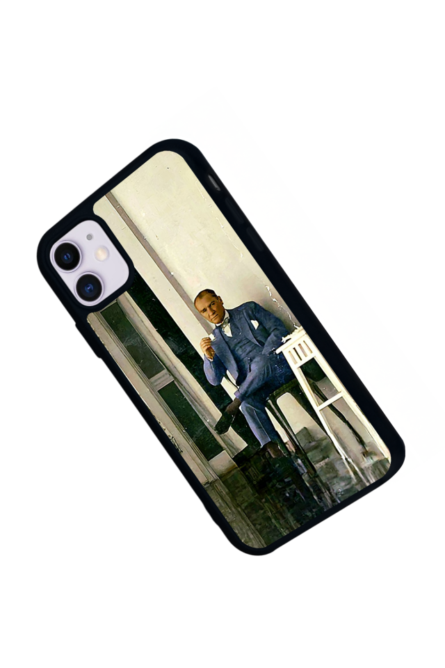 iPhone 11 Uyumlu Mustafa Kemal Ataturk Tasarımlı Glossy Premium Kılıf
