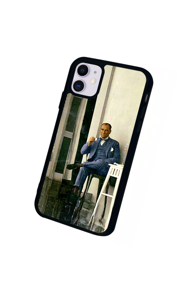 iPhone 11 Uyumlu Mustafa Kemal Ataturk Tasarımlı Glossy Premium Kılıf