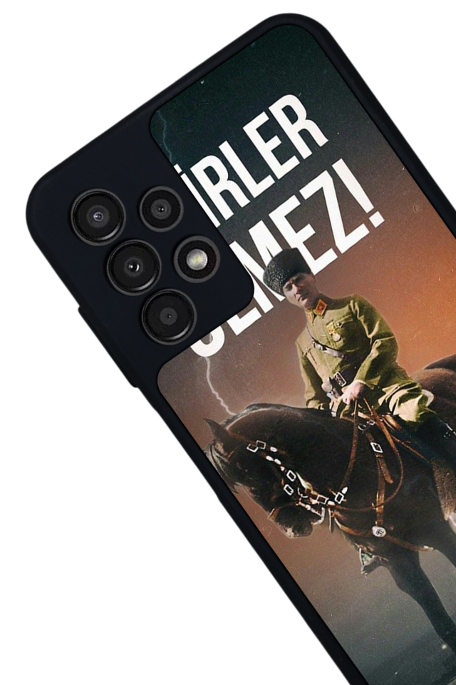 Samsung Galaxy A13 Uyumlu Mustafa Kemal Ataturk Tasarımlı Glossy Premium Kılıf