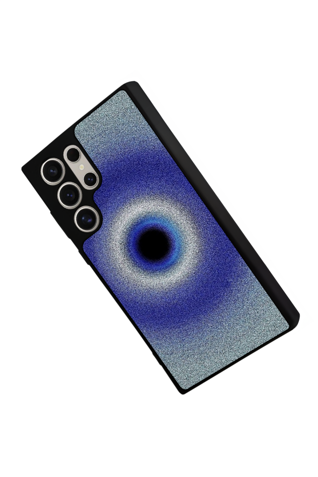 Samsung Galaxy S24 Ultra Uyumlu Nazar Tasarımlı Glossy Premium Kılıf