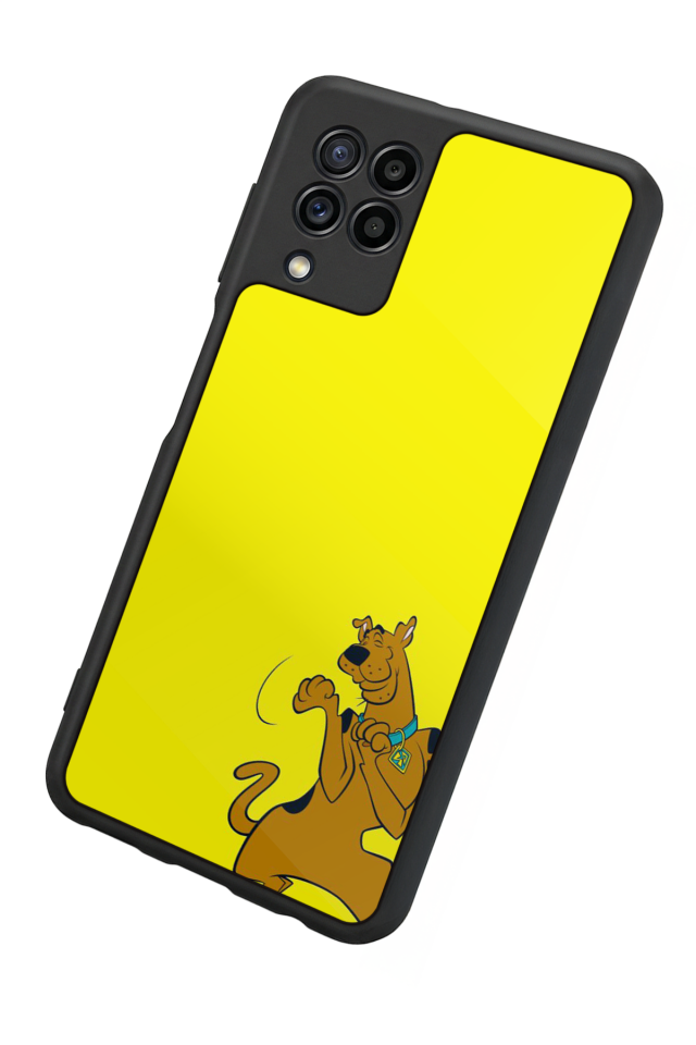Samsung Galaxy M32 Uyumlu Scooby Doo Tasarımlı Glossy Premium Kılıf