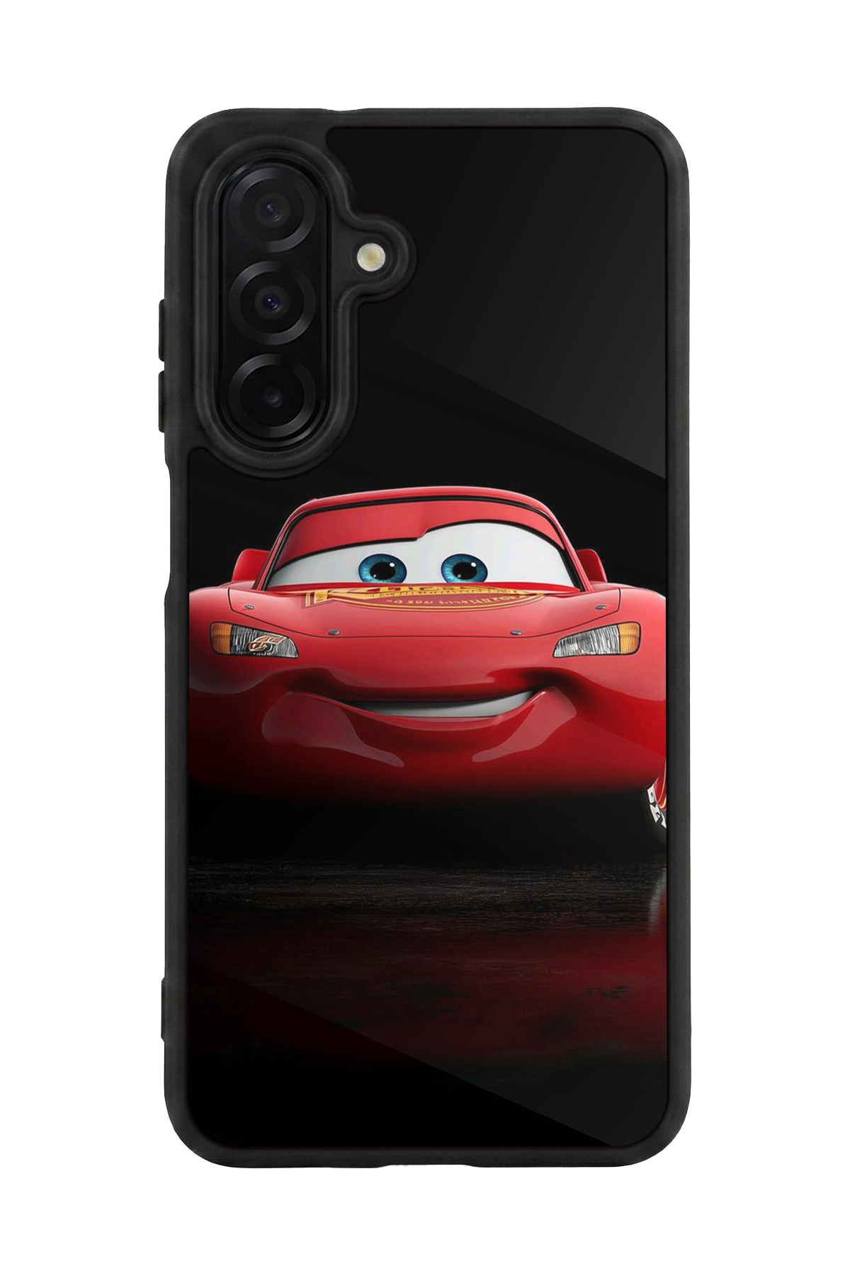 Samsung Galaxy A56 Uyumlu Şimsek McQueen Tasarımlı Glossy Premium Kılıf