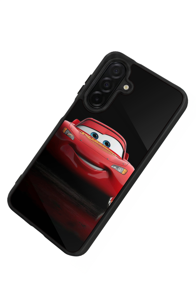 Samsung Galaxy A56 Uyumlu Şimsek McQueen Tasarımlı Glossy Premium Kılıf