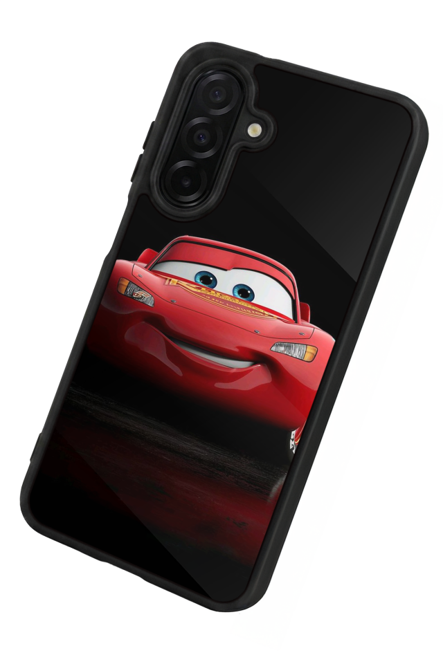 Samsung Galaxy A56 Uyumlu Şimsek McQueen Tasarımlı Glossy Premium Kılıf