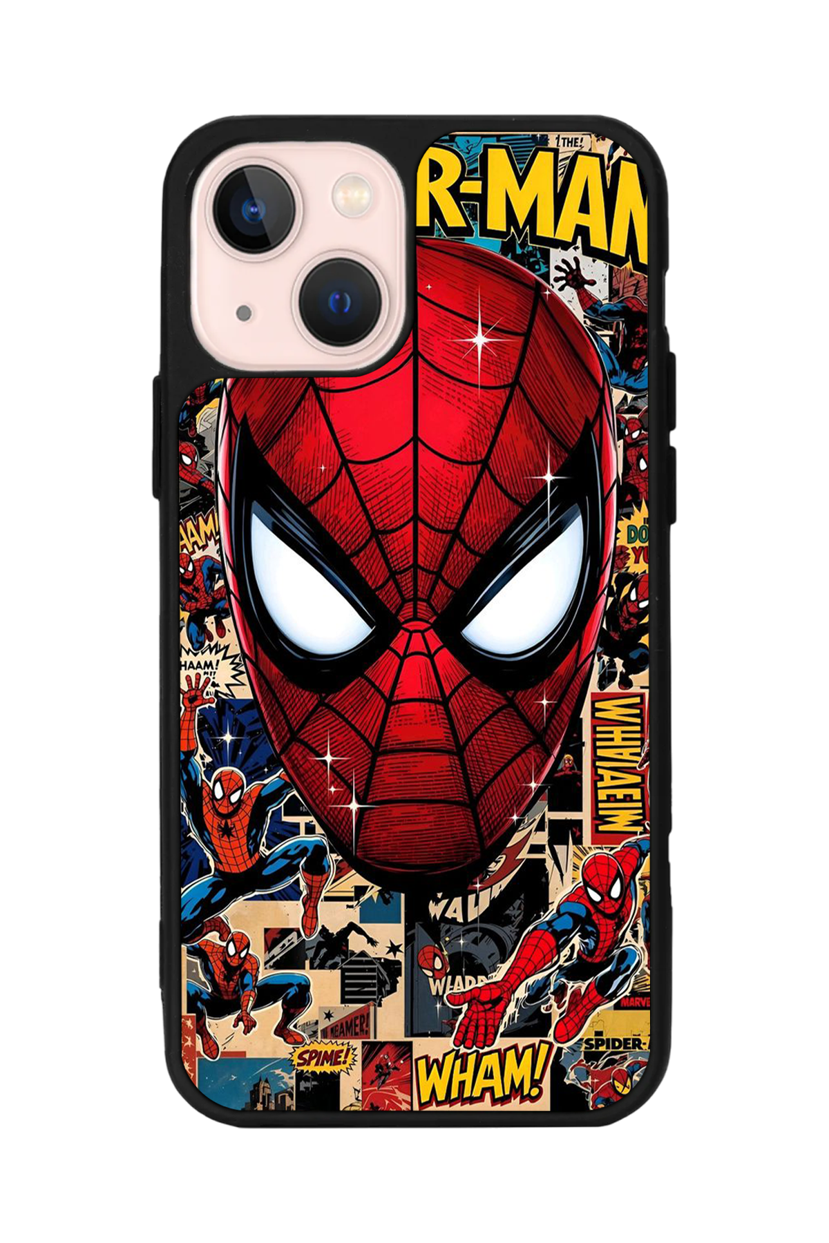 iPhone 15 Plus Uyumlu Spider Man ( Örümcek Adam ) Tasarımlı Glossy Premium Kılıf