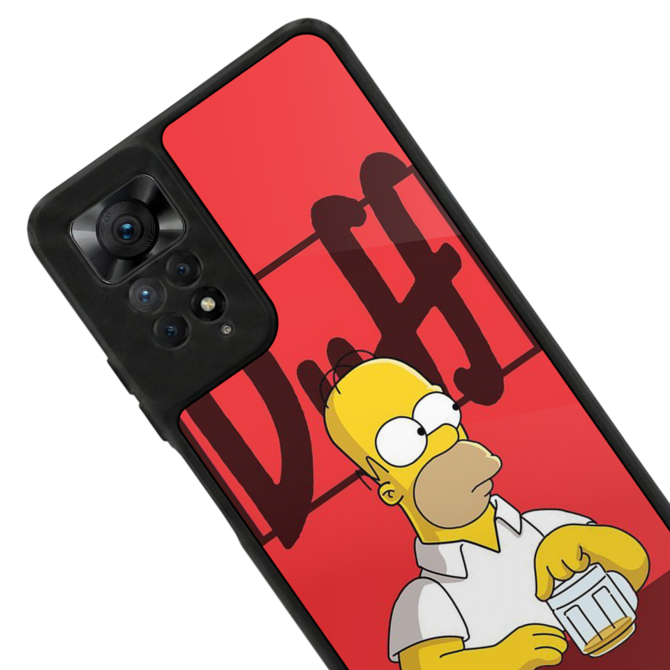 Xiaomi Redmi Note 11 Pro Uyumlu The Simpsons Tasarımlı Glossy Premium Kılıf