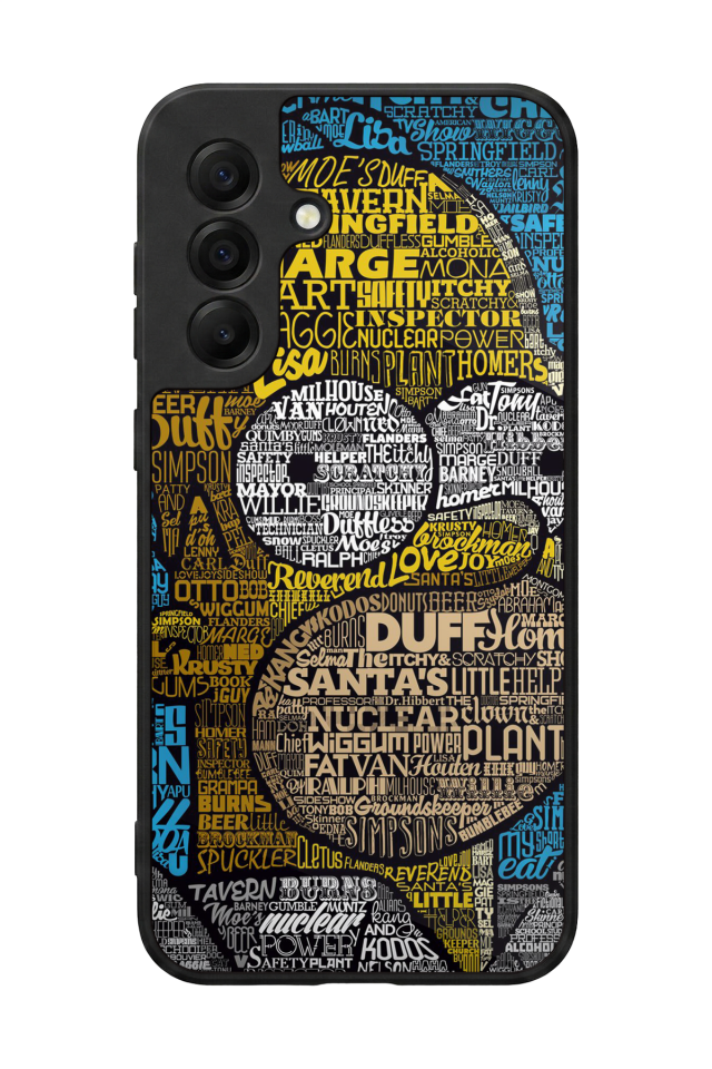 Samsung Galaxy A17 Uyumlu The Simpsons Tasarımlı Glossy Premium Kılıf