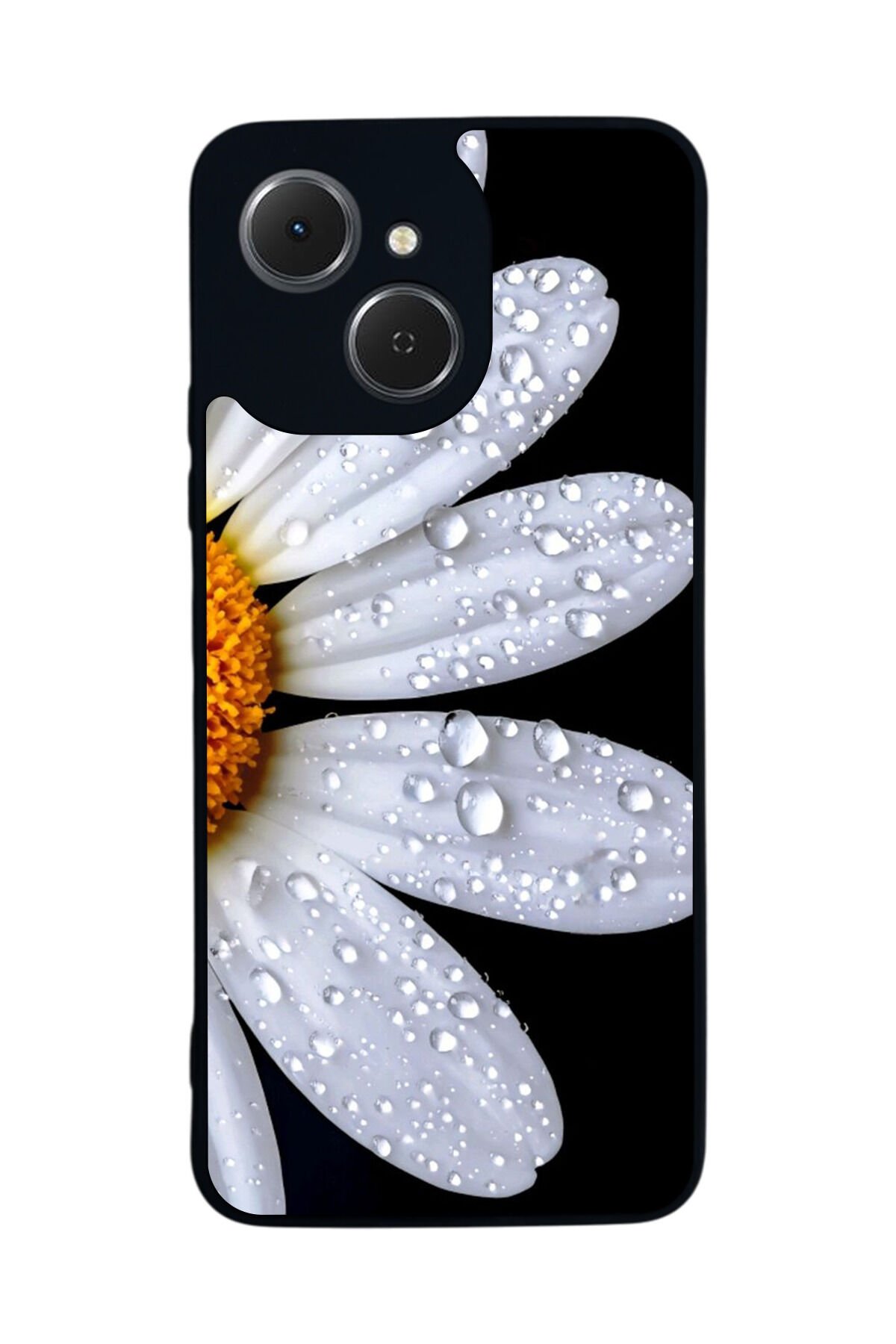 Tecno Spark 40C Uyumlu Cicek Tasarımlı Glossy Premium Kılıf