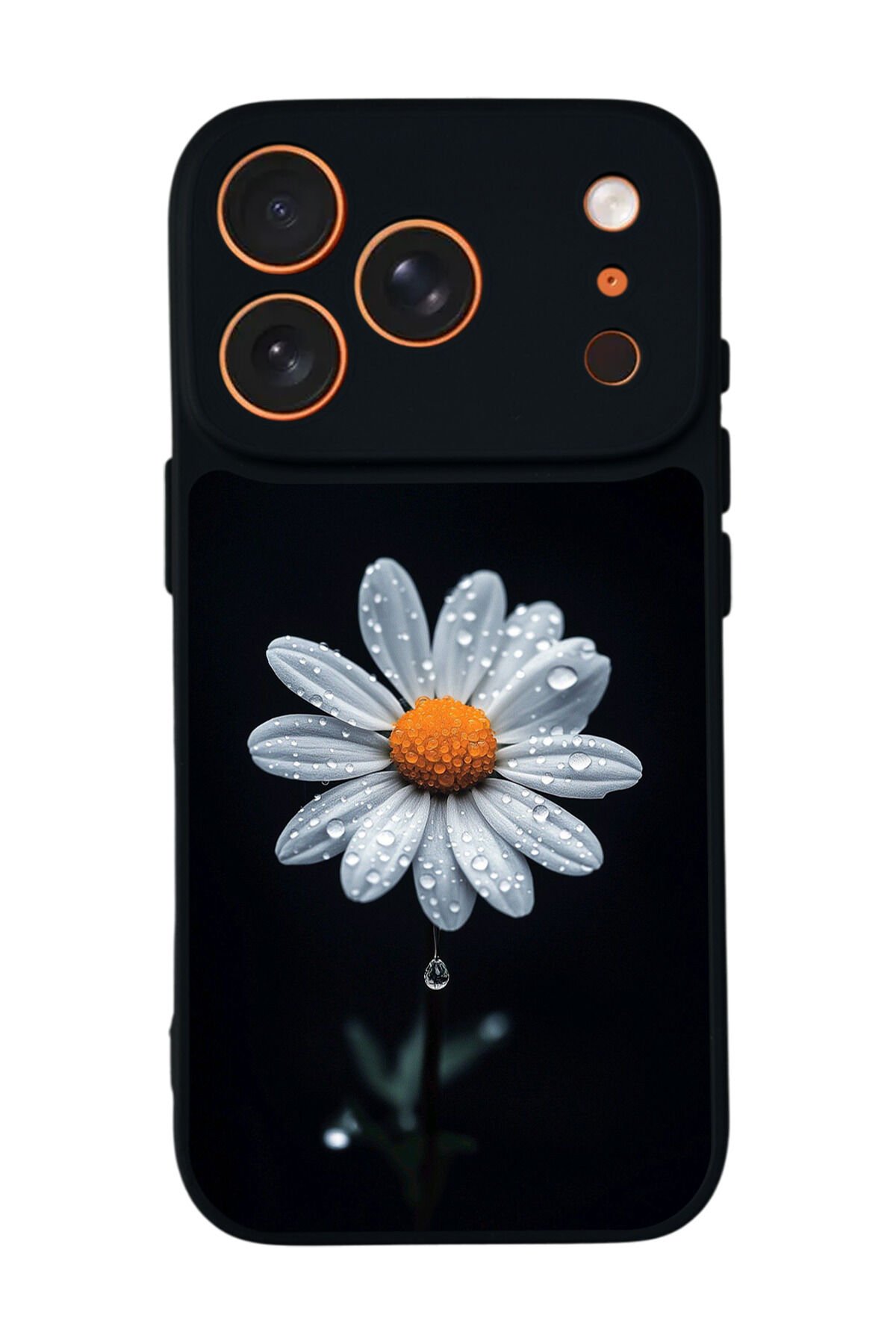 iPhone 17 Pro Max Uyumlu Cicek Tasarımlı Glossy Premium Kılıf