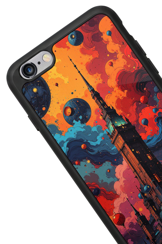 iPhone 6s Plus Uyumlu Abstract Tasarımlı Glossy Premium Kılıf