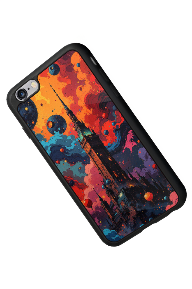 iPhone 6s Plus Uyumlu Abstract Tasarımlı Glossy Premium Kılıf