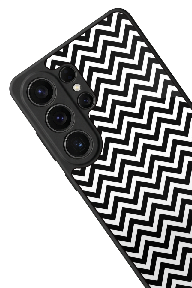 Samsung Galaxy S26 Ultra Uyumlu Çizgi Sanatı Tasarımlı Glossy Premium Kılıf