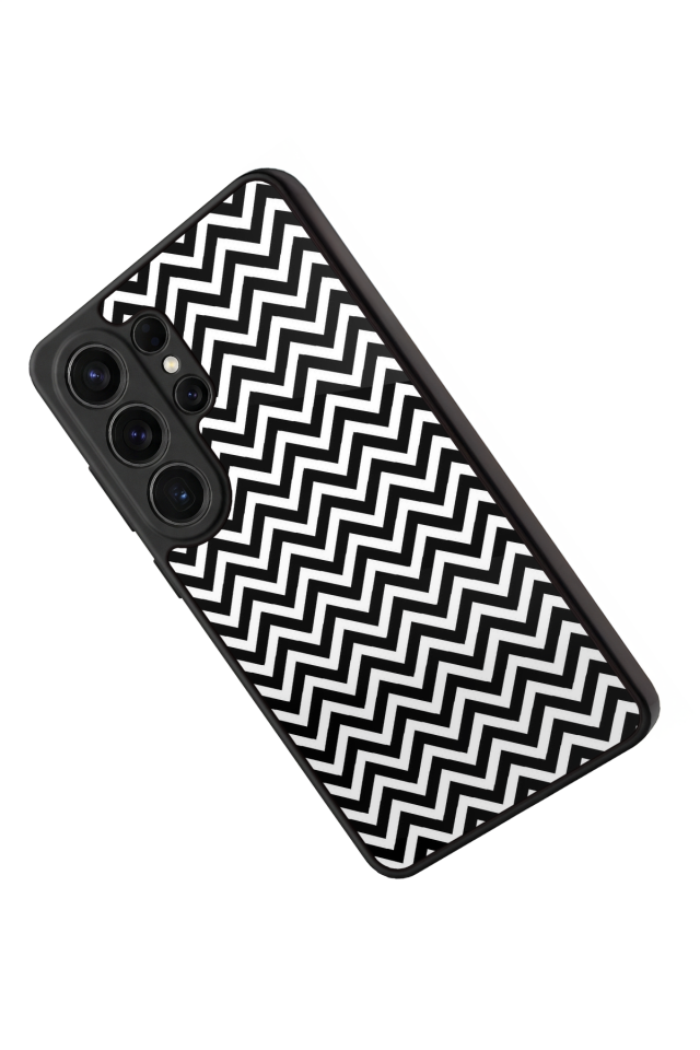 Samsung Galaxy S26 Ultra Uyumlu Çizgi Sanatı Tasarımlı Glossy Premium Kılıf