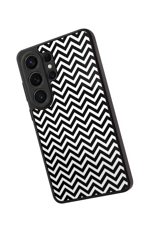 Samsung Galaxy S26 Ultra Uyumlu Çizgi Sanatı Tasarımlı Glossy Premium Kılıf