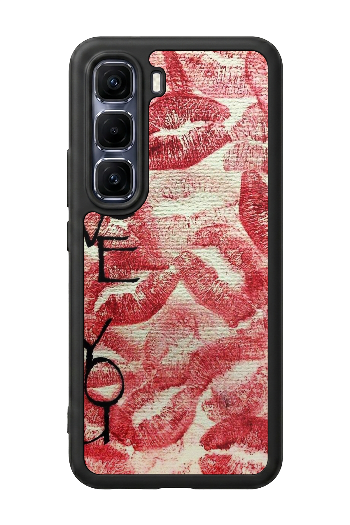 Infinix Hot 60 Pro Plus Uyumlu Dudak Tasarımlı Glossy Premium Kılıf