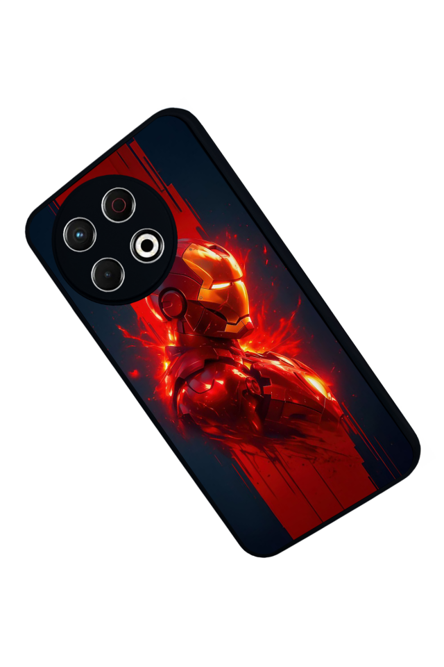 Tecno Spark 30 Pro Uyumlu  Iron Man ( Demir Adam ) Tasarımlı Glossy Premium Kılıf