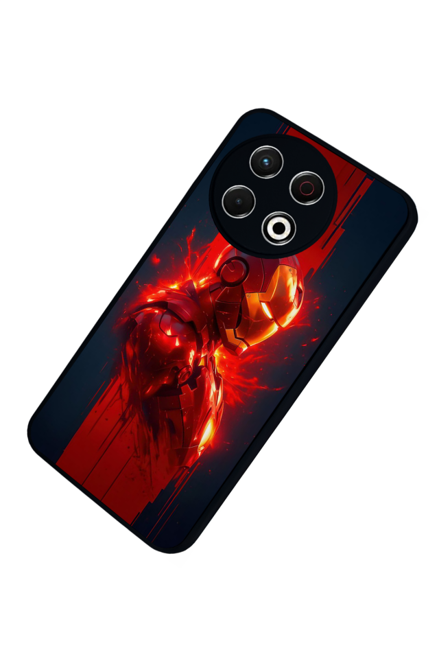 Tecno Spark 30 Pro Uyumlu  Iron Man ( Demir Adam ) Tasarımlı Glossy Premium Kılıf
