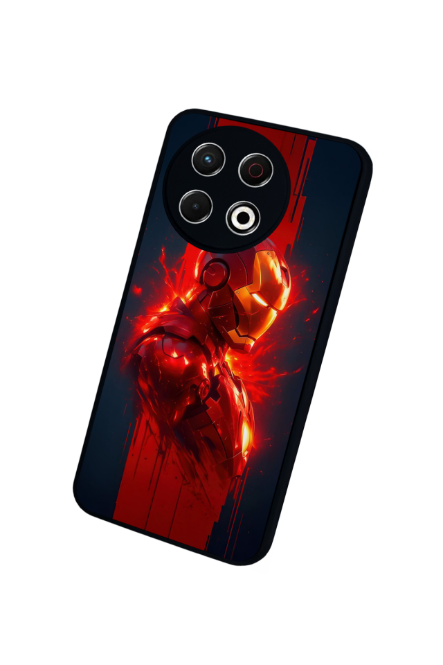 Tecno Spark 30 Pro Uyumlu  Iron Man ( Demir Adam ) Tasarımlı Glossy Premium Kılıf