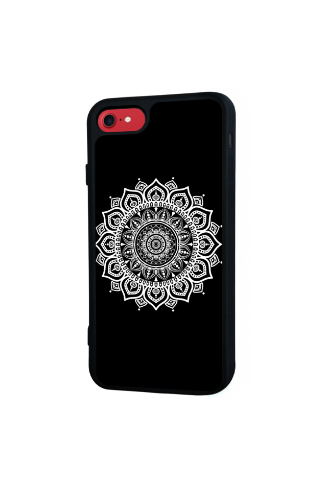 iPhone 8 Uyumlu Mandala Tasarımlı Glossy Premium Kılıf