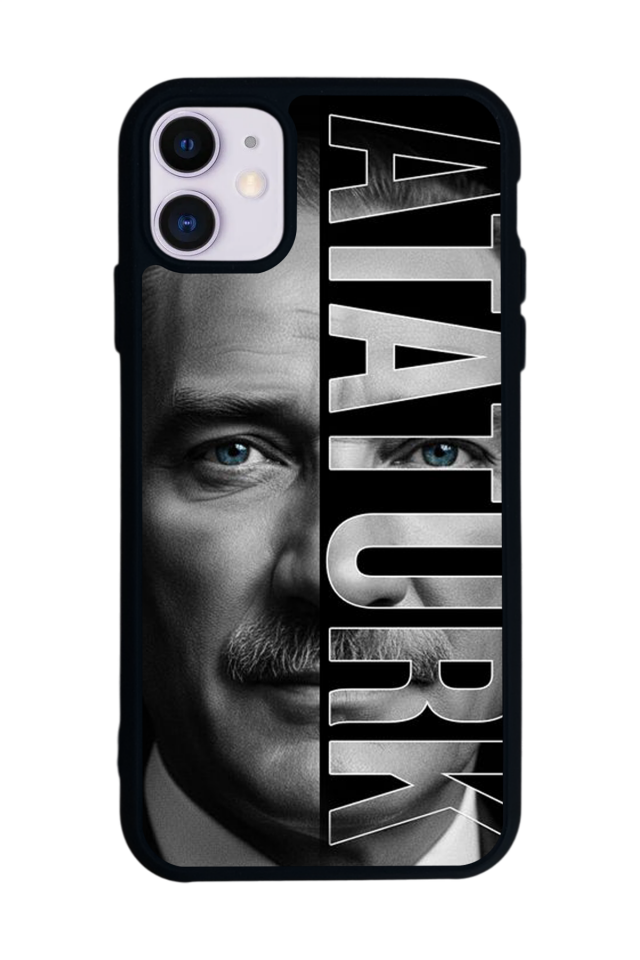iPhone 11 Uyumlu Mustafa Kemal Ataturk Tasarımlı Glossy Premium Kılıf