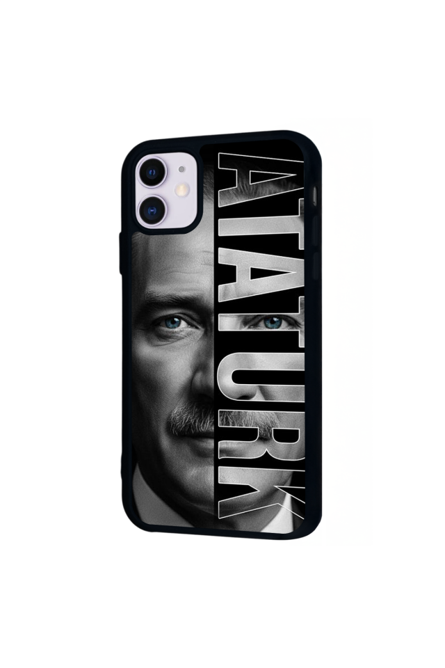 iPhone 11 Uyumlu Mustafa Kemal Ataturk Tasarımlı Glossy Premium Kılıf