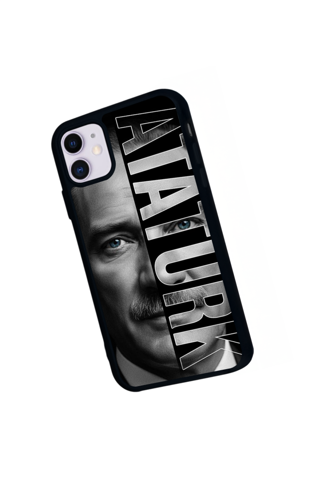 iPhone 11 Uyumlu Mustafa Kemal Ataturk Tasarımlı Glossy Premium Kılıf