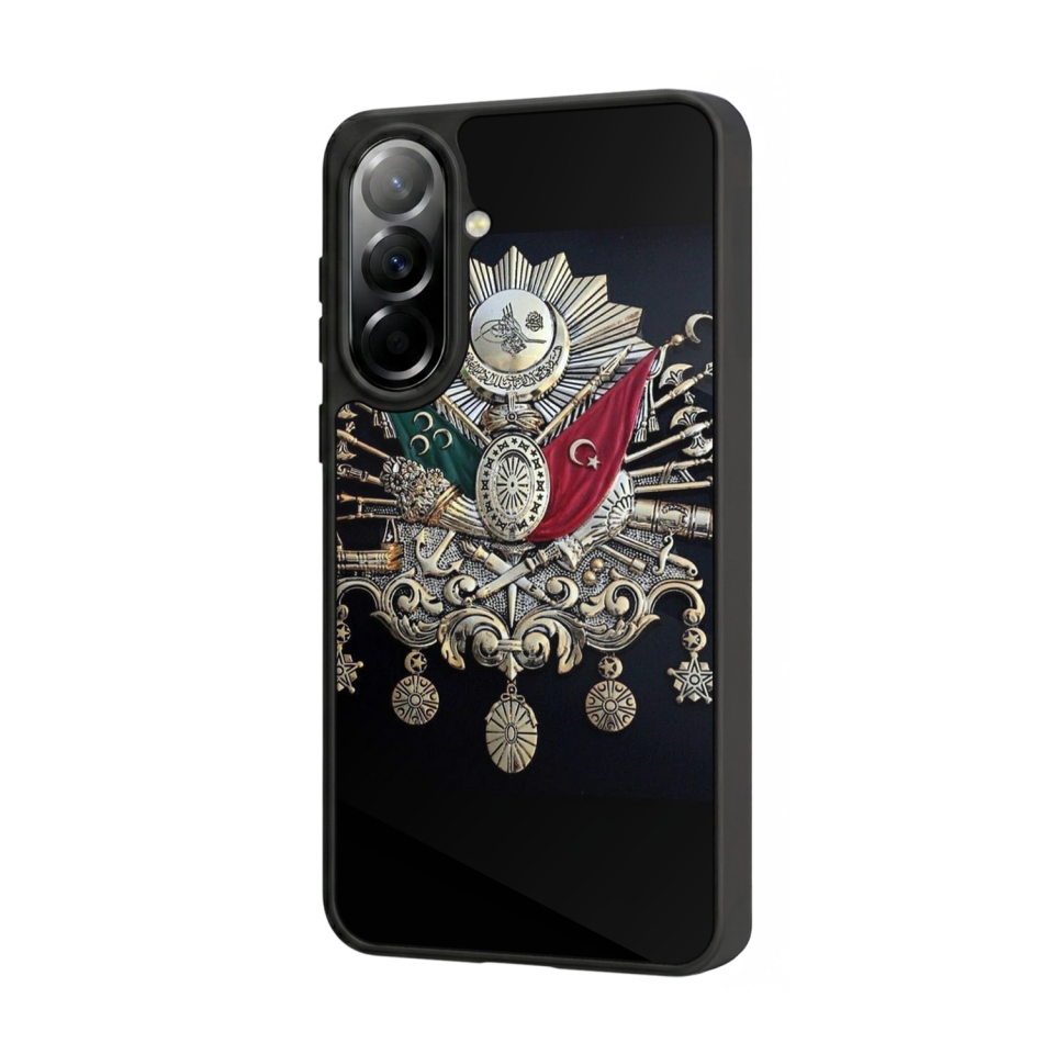 Samsung Galaxy A57 Uyumlu Osmanli Tugrasi Tasarımlı Glossy Premium Kılıf