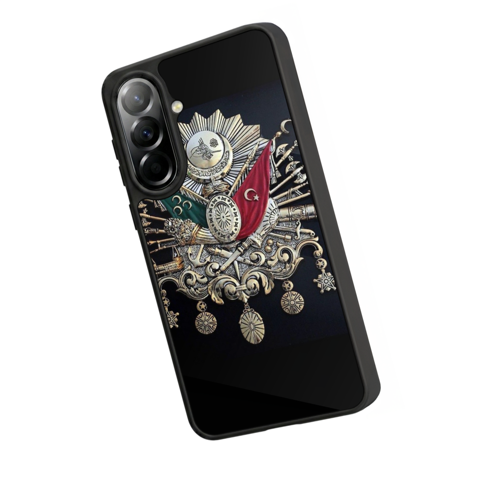 Samsung Galaxy A57 Uyumlu Osmanli Tugrasi Tasarımlı Glossy Premium Kılıf