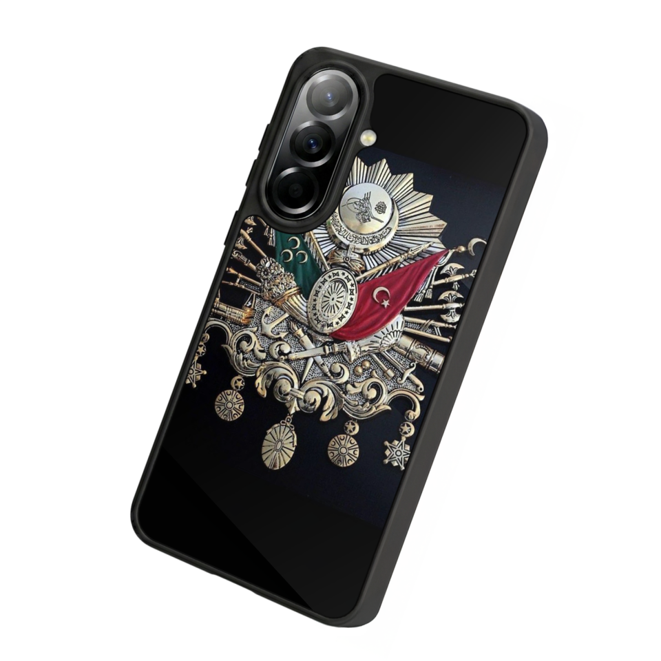 Samsung Galaxy A57 Uyumlu Osmanli Tugrasi Tasarımlı Glossy Premium Kılıf