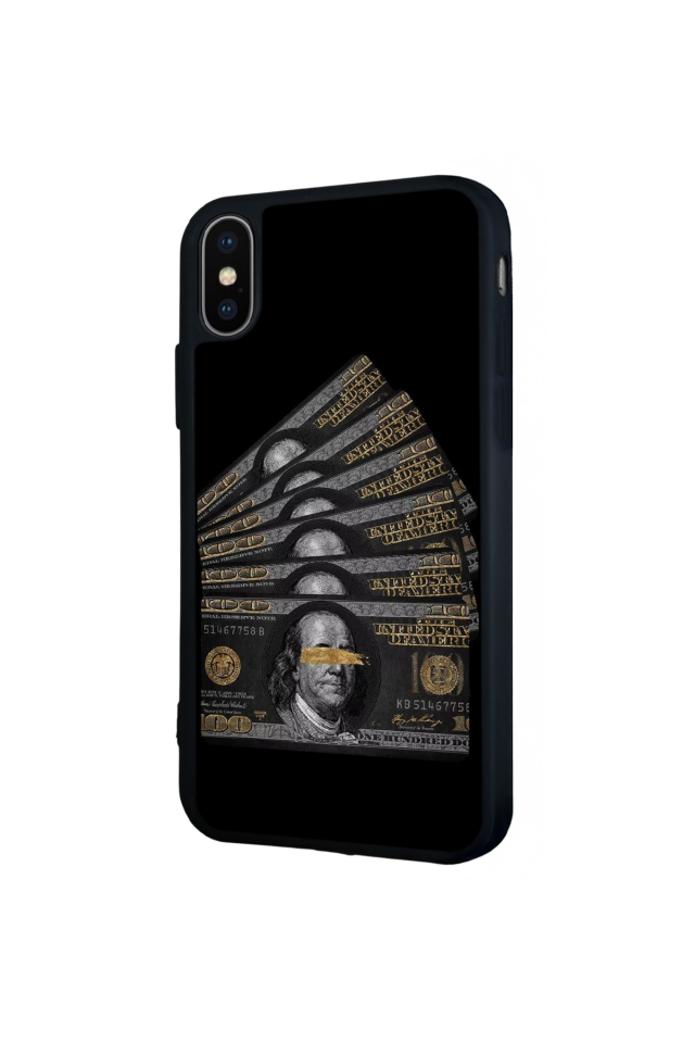 iPhone X/ XS Uyumlu Para Tasarımlı Glossy Premium Kılıf