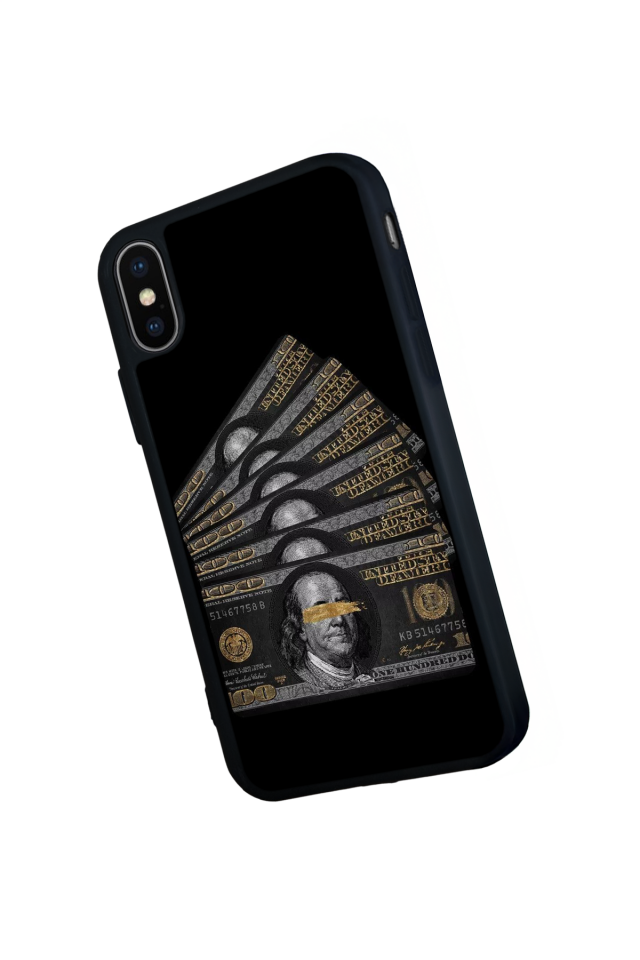 iPhone X/ XS Uyumlu Para Tasarımlı Glossy Premium Kılıf