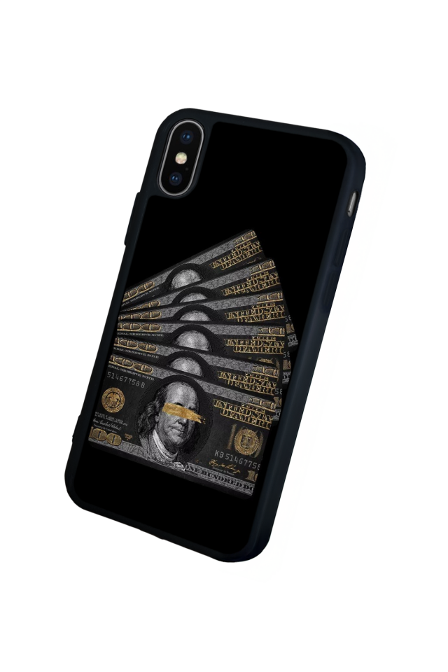 iPhone X/ XS Uyumlu Para Tasarımlı Glossy Premium Kılıf
