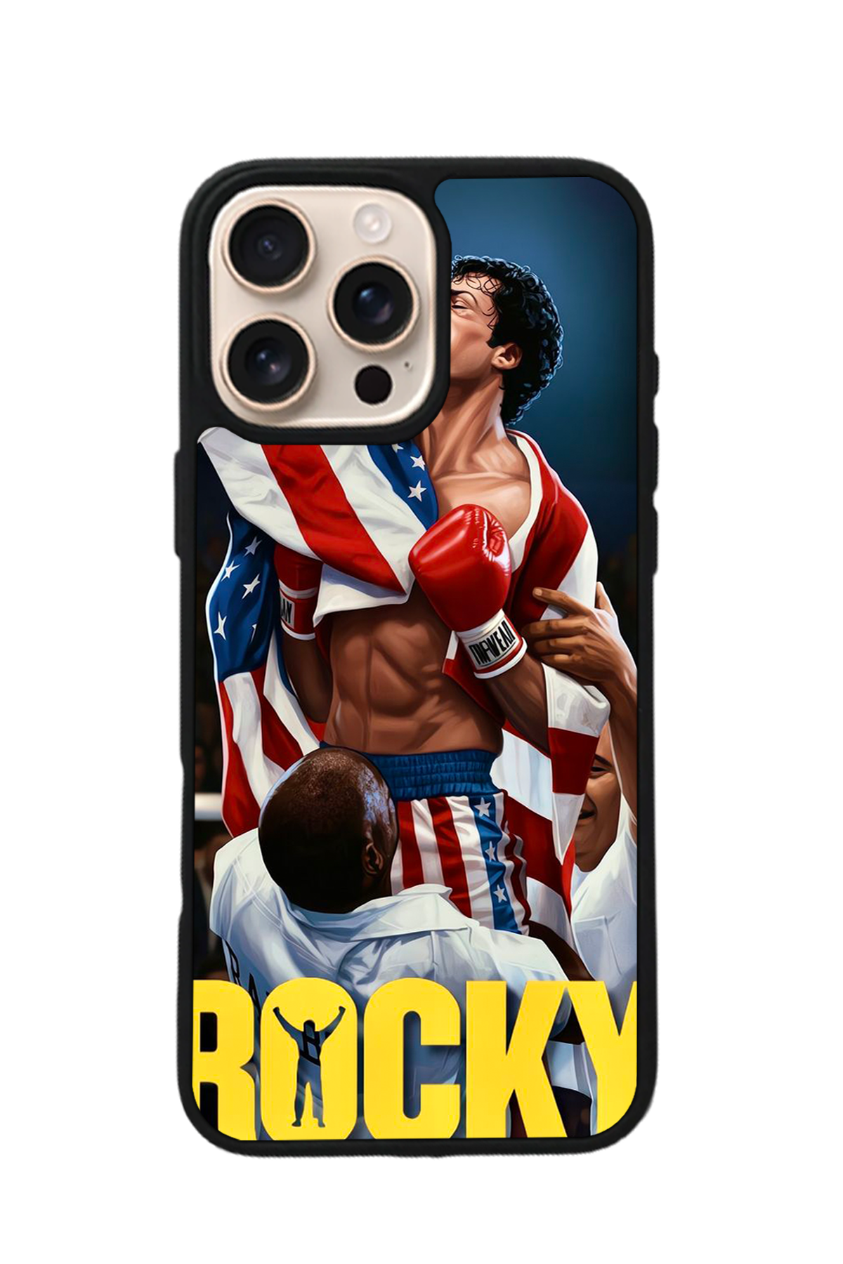 iPhone 15 Pro Uyumlu Rocky Tasarımlı Glossy Premium Kılıf