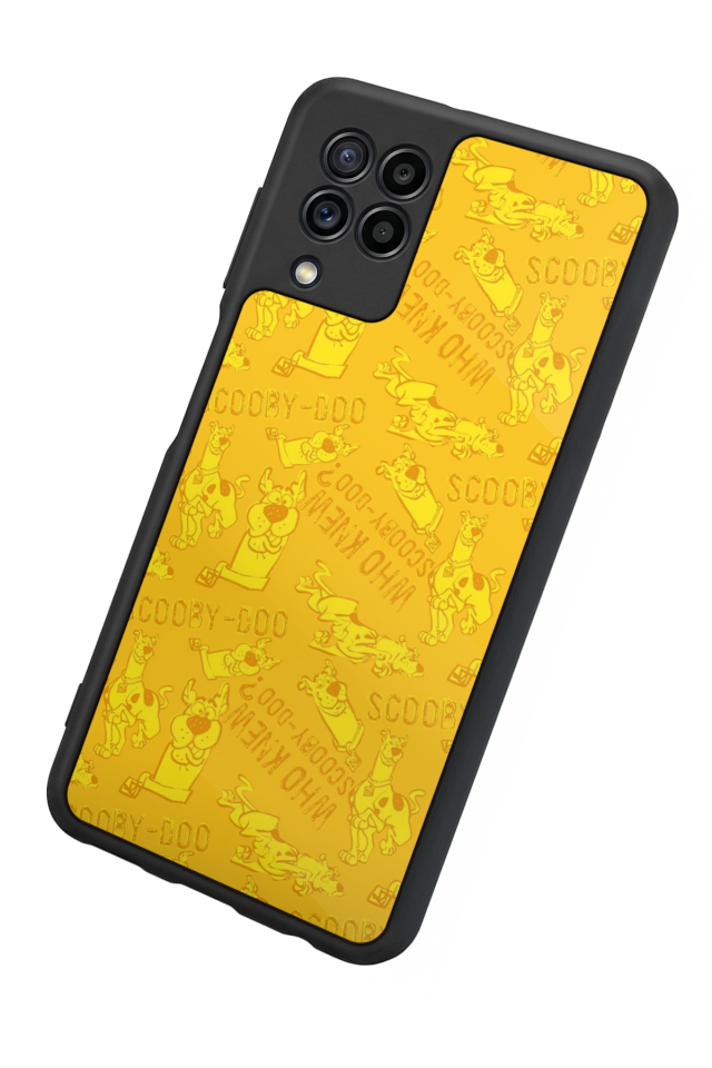 Samsung Galaxy M32 Uyumlu Scooby Doo Tasarımlı Glossy Premium Kılıf