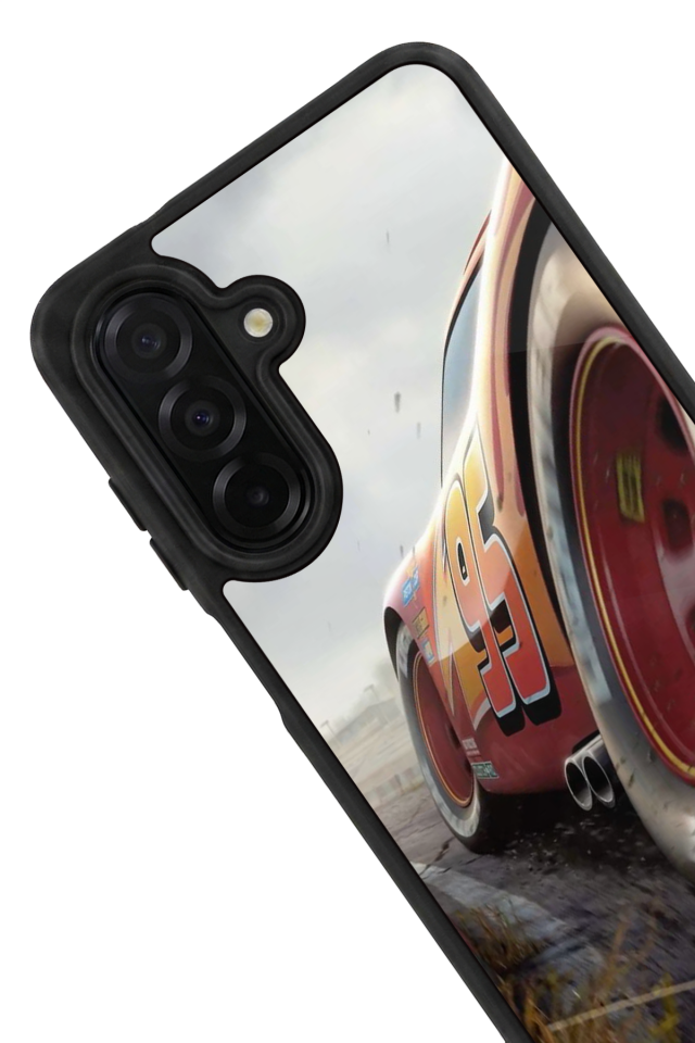 Samsung Galaxy A56 Uyumlu Şimsek McQueen Tasarımlı Glossy Premium Kılıf