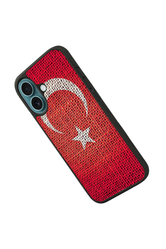iPhone 16 Uyumlu Türk Bayragi Tasarımlı Glossy Premium Kılıf
