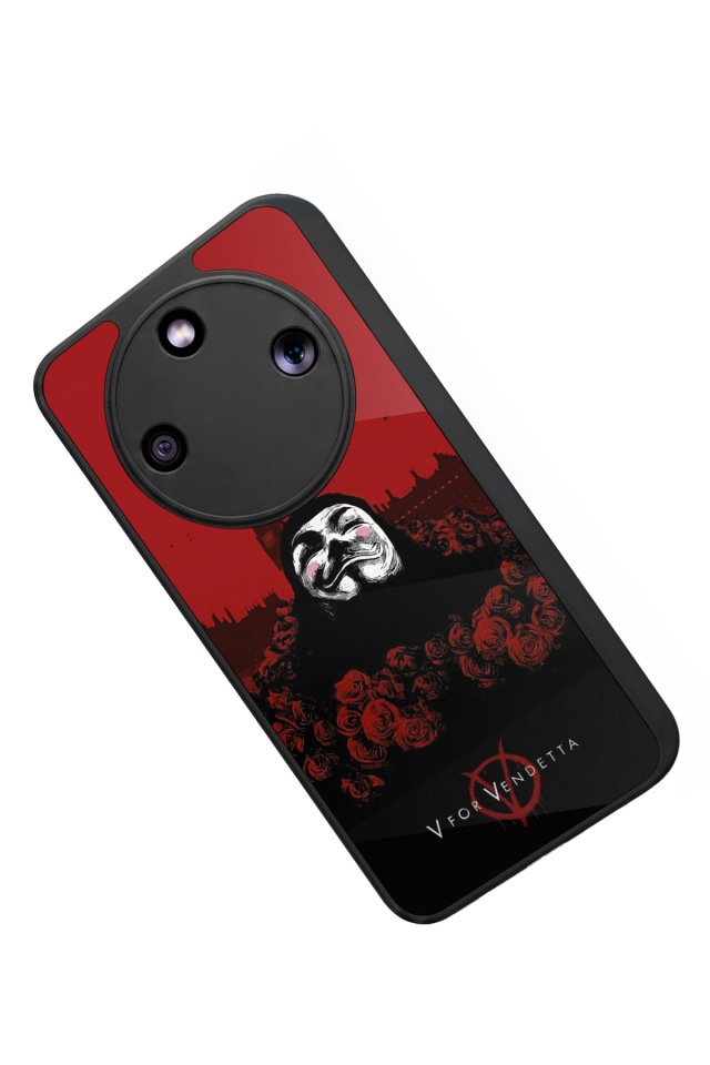 Honor Magic 8 Lite Uyumlu MatriHonor Magic 8 Lite Tasarımlı Glossy Premium Kılıf