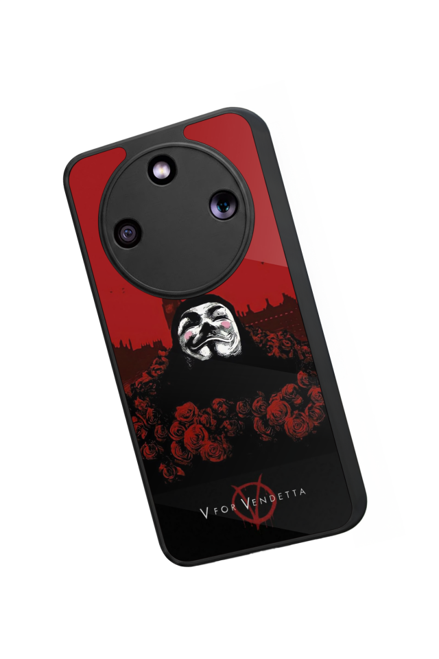Honor Magic 8 Lite Uyumlu MatriHonor Magic 8 Lite Tasarımlı Glossy Premium Kılıf