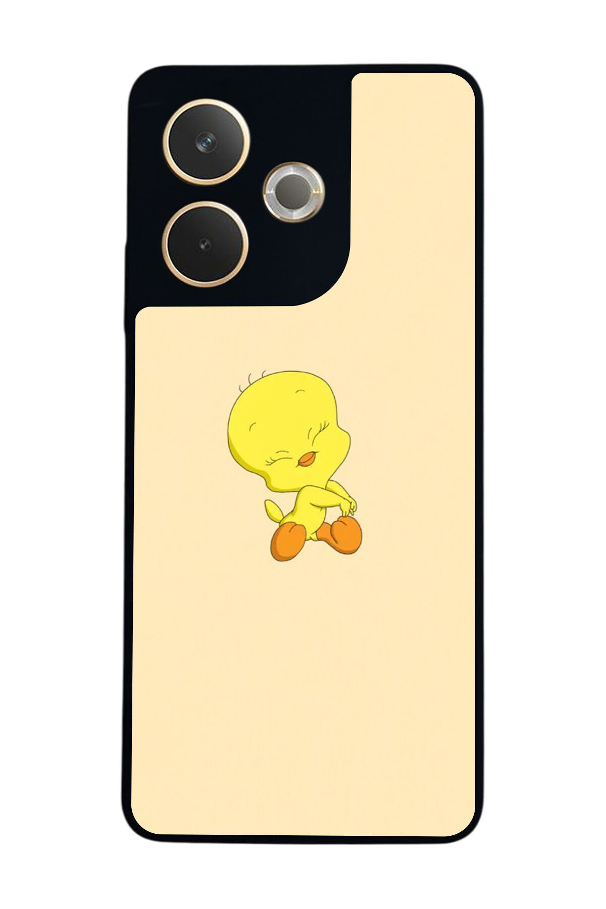 Oppo A5 Pro Uyumlu Tweety Tasarımlı Glossy Premium Kılıf