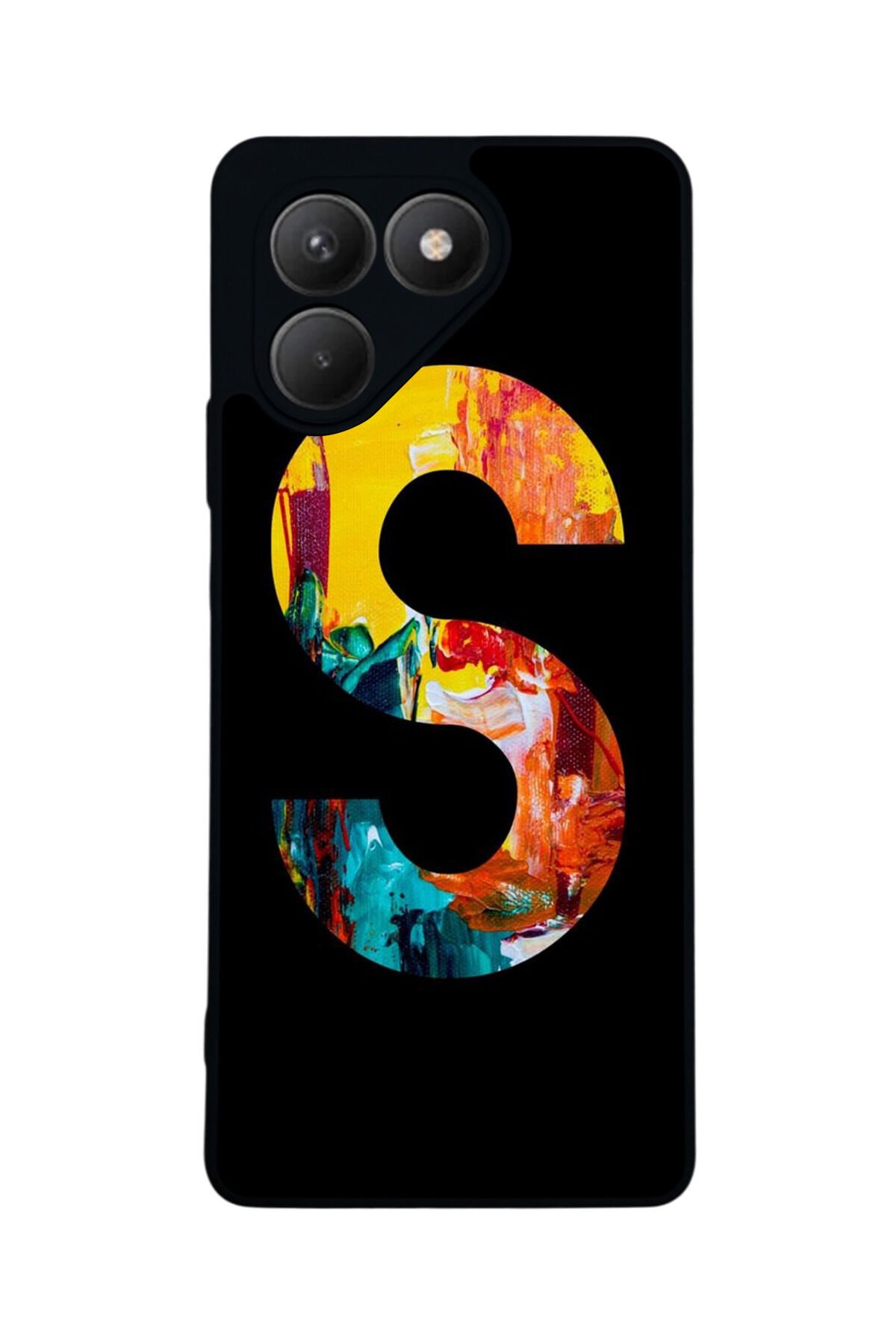 Tecno Pova 7 Mat Uyumlu Siyah Kılıf – Yumuşak Silikon, Koruyucu, Şok Emici Kapak