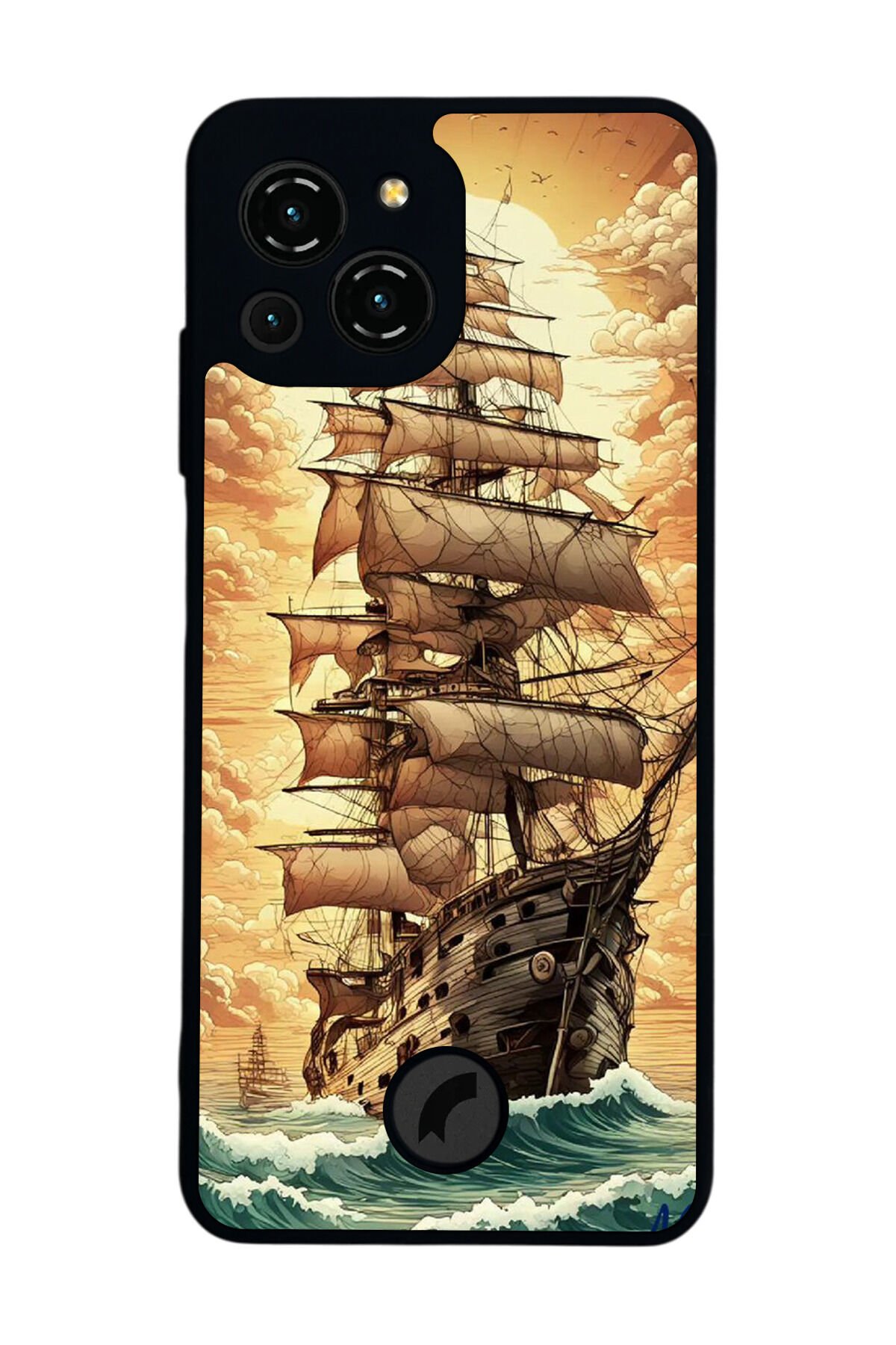 Reeder S23 Pro Max Uyumlu Korsan Tasarımlı Glossy Premium Kılıf