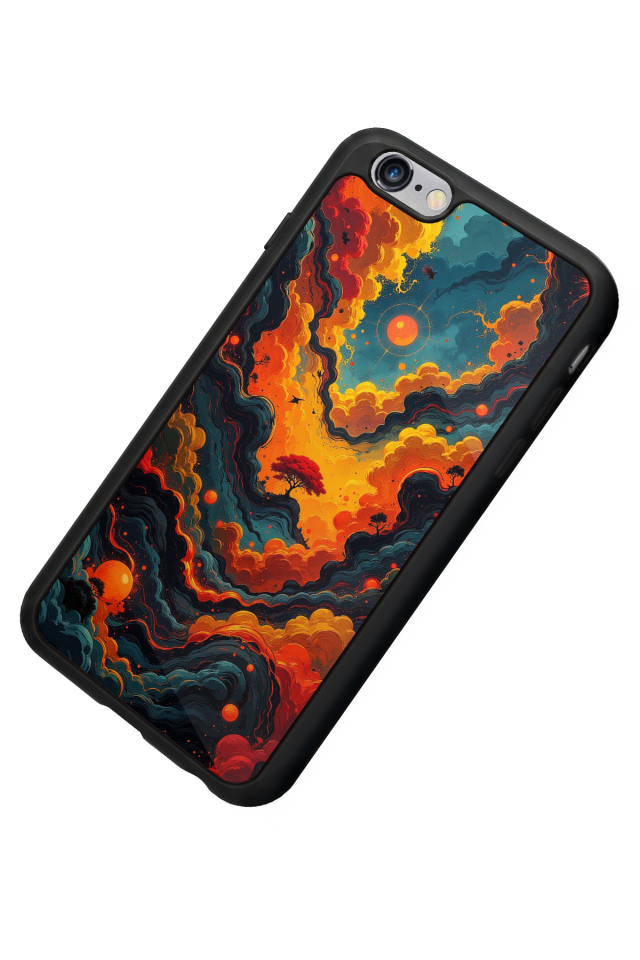 iPhone 6s Plus Uyumlu Abstract Tasarımlı Glossy Premium Kılıf