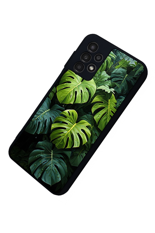 Samsung Galaxy A13 Uyumlu Botanik Tasarımlı Glossy Premium Kılıf