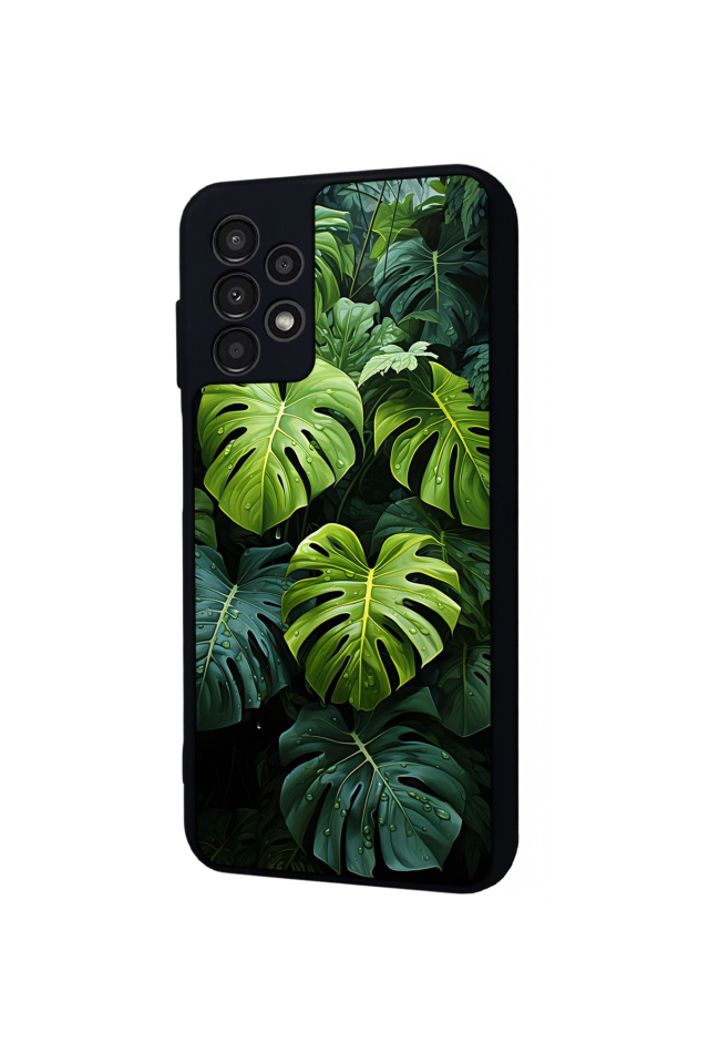 Samsung Galaxy A13 Uyumlu Botanik Tasarımlı Glossy Premium Kılıf